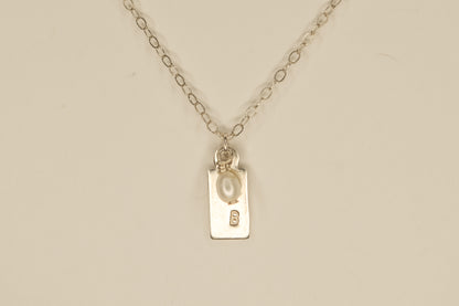 Pearl Initial Necklace