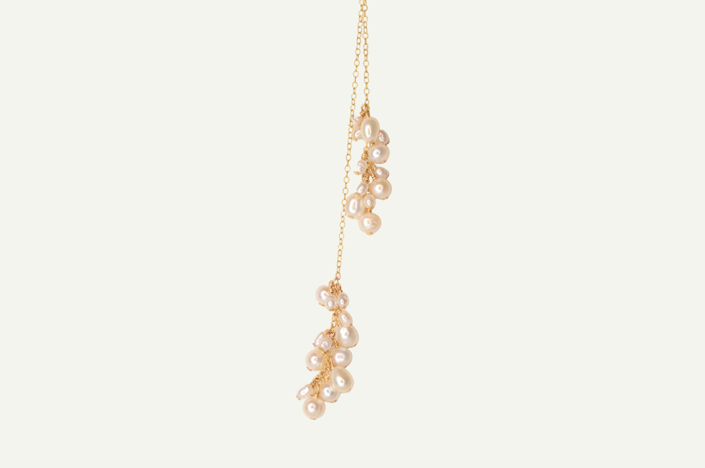 Cascading Pearl Necklace