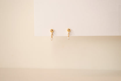 Mother of Pearl Drop Stud