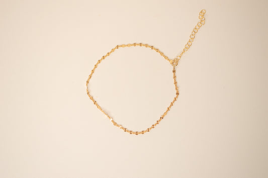 Sunburst Chain Anklet