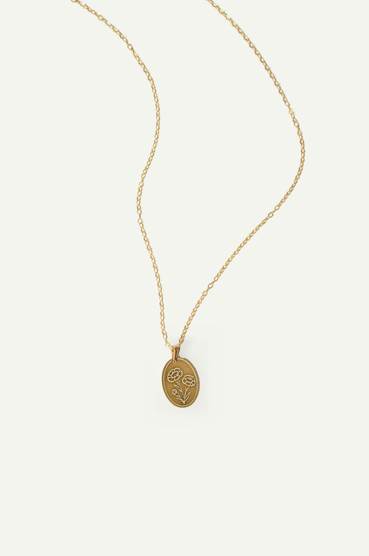Birth Flower Necklace
