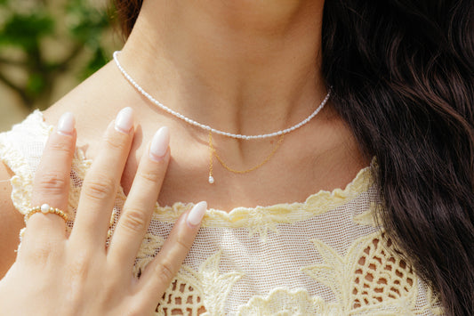 Vérité Pearl Connector Necklace