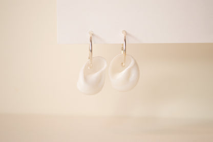 Mother of Pearl Shell Hoops
