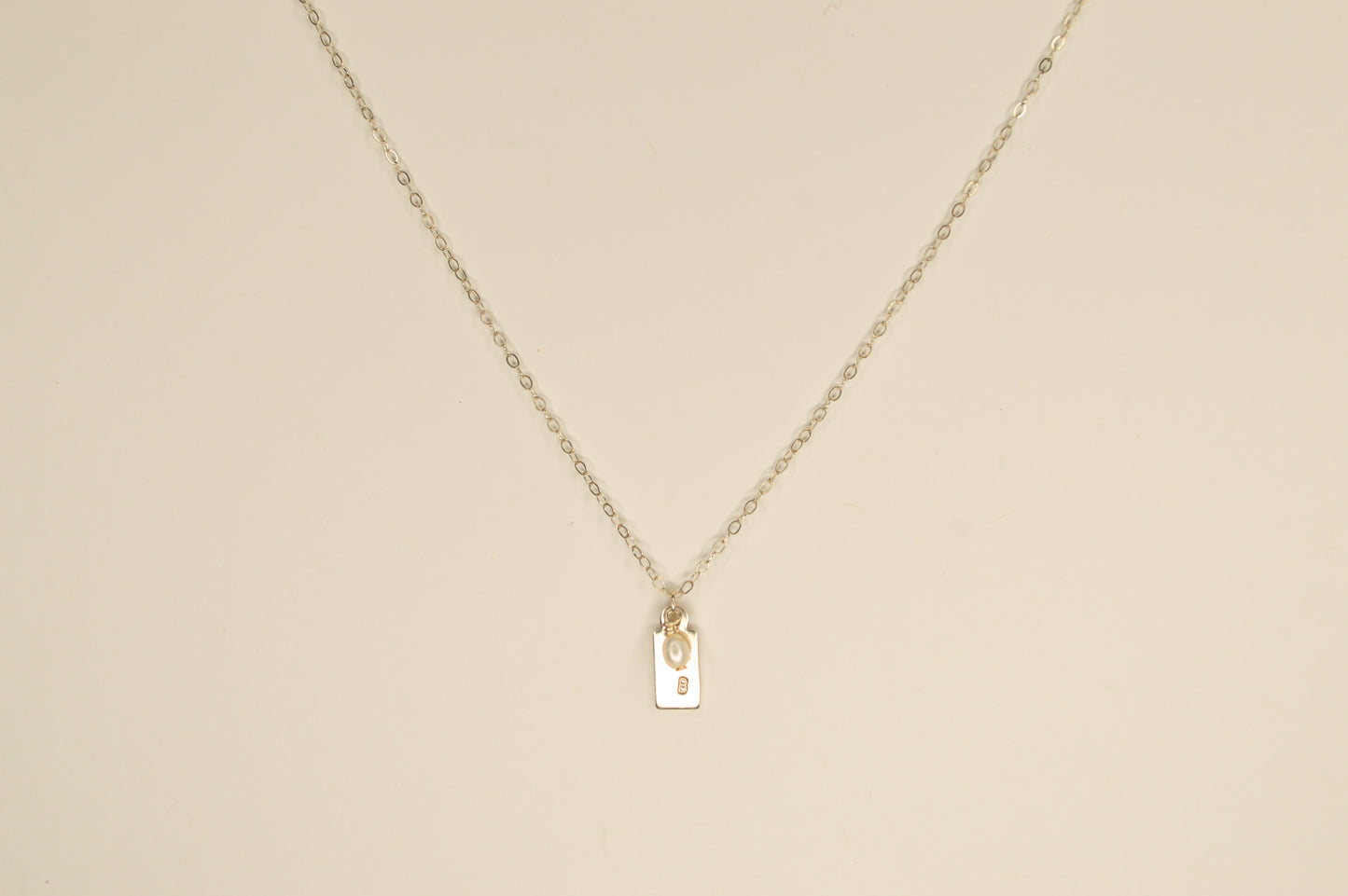 Pearl Initial Necklace