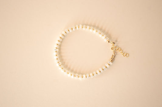 Mother of Pearl Bead Bracelet