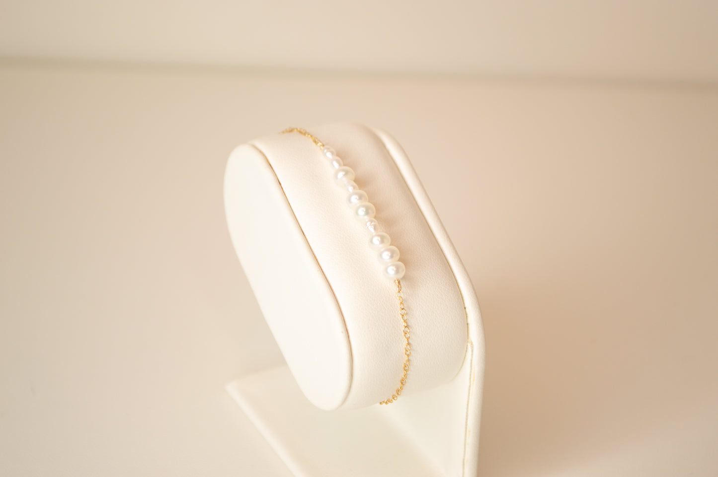 ILY Pearl Bar Bracelet