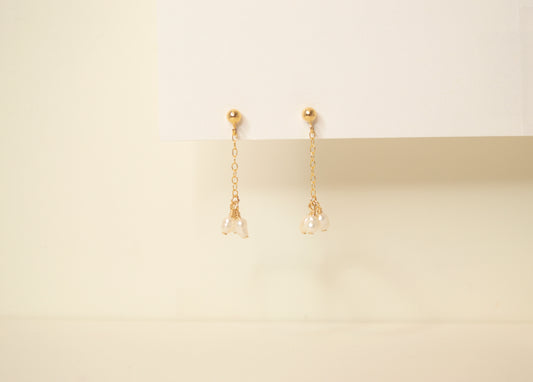 Cluster Pearl Drop Stud