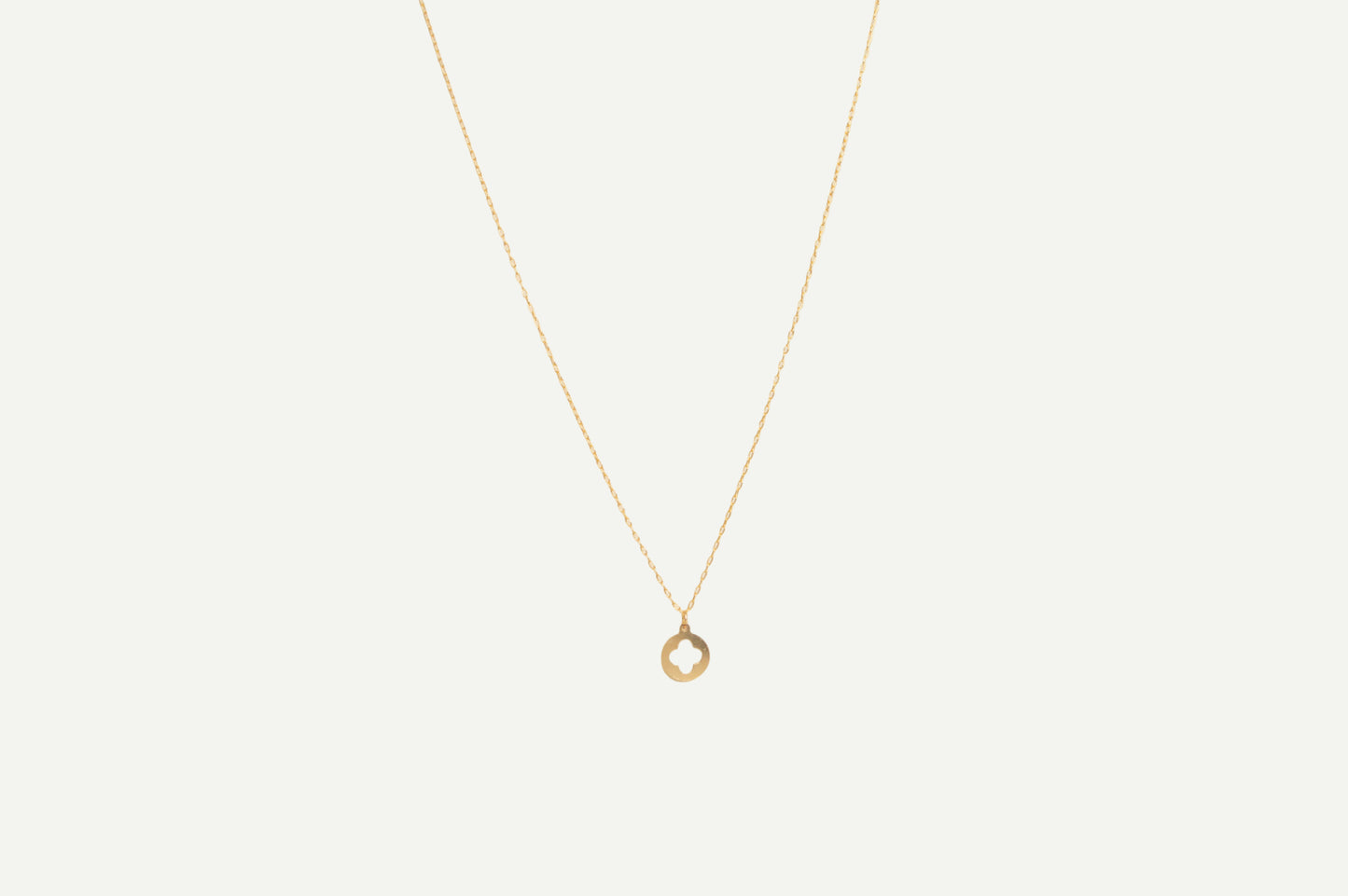 Clover Silhouette Necklace