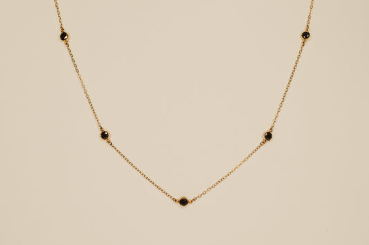 Onyx Connector Necklace