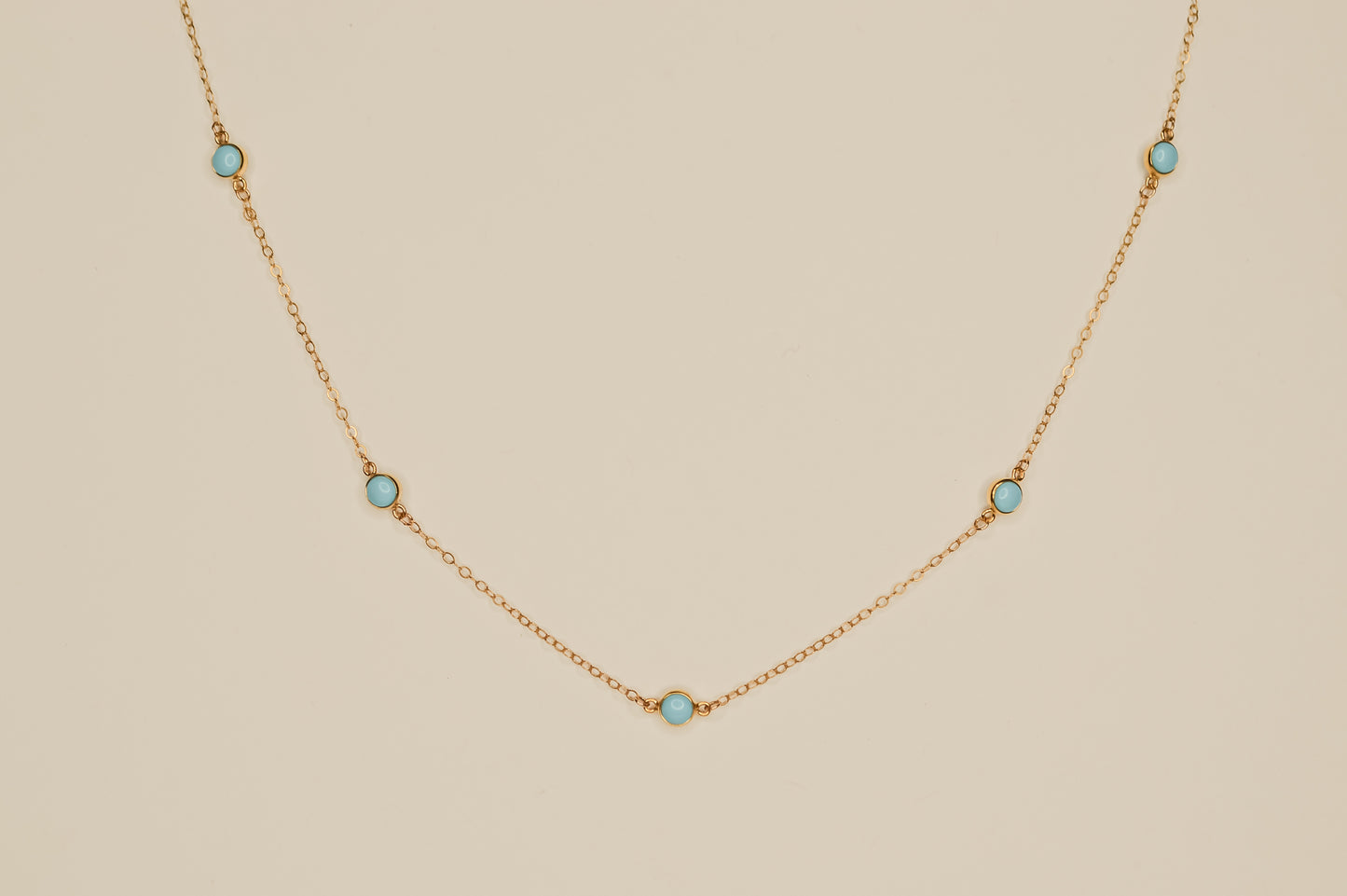 Turquoise Connector Necklace