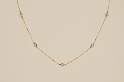 Turquoise Connector Necklace