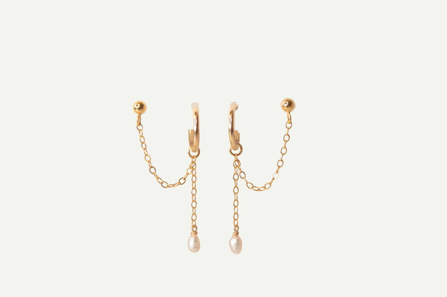 Vérité Pearl Connector Earrings