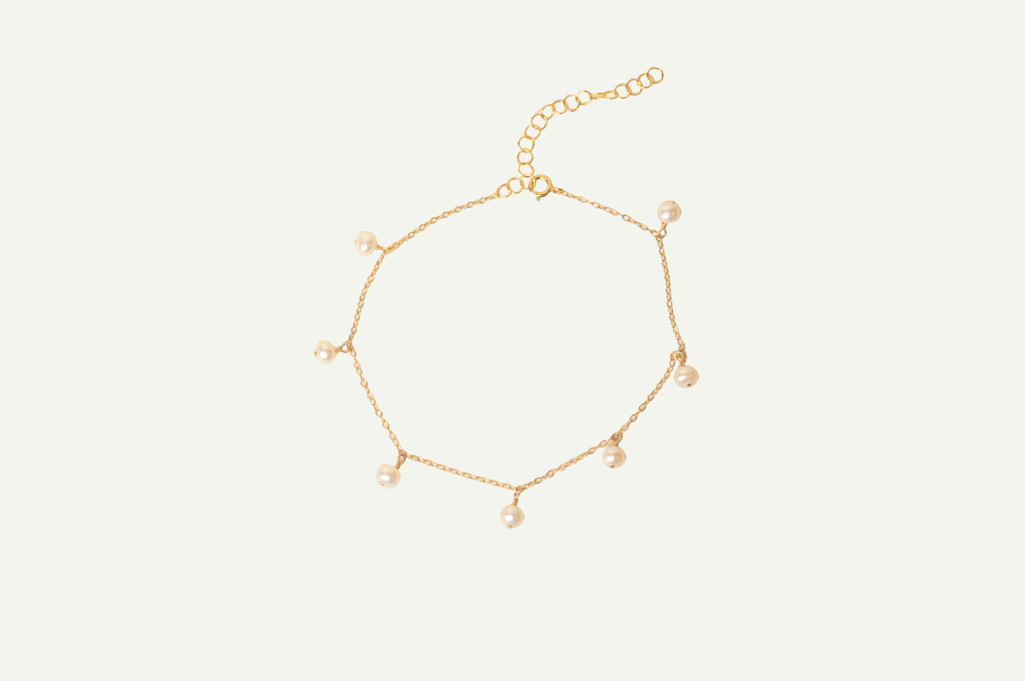 Round Princess Pearl Anklet
