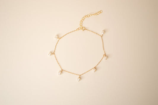 Round Princess Pearl Anklet
