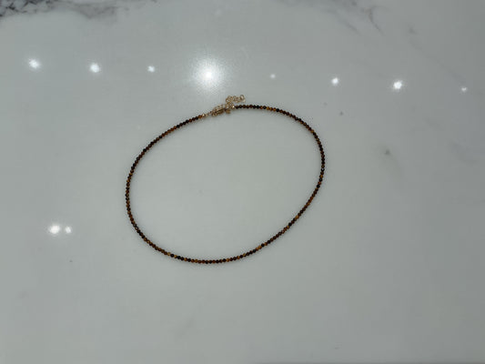 Tigers Eye Beaded Necklace
