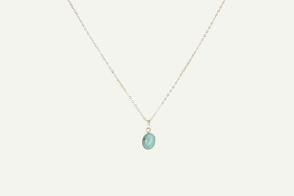 Turquoise Bezel Necklace