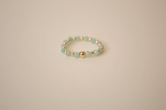 Turquoise Beaded Ring