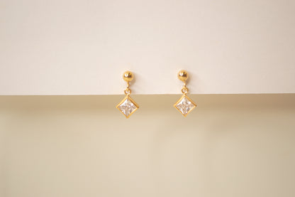 Square Drop Stud