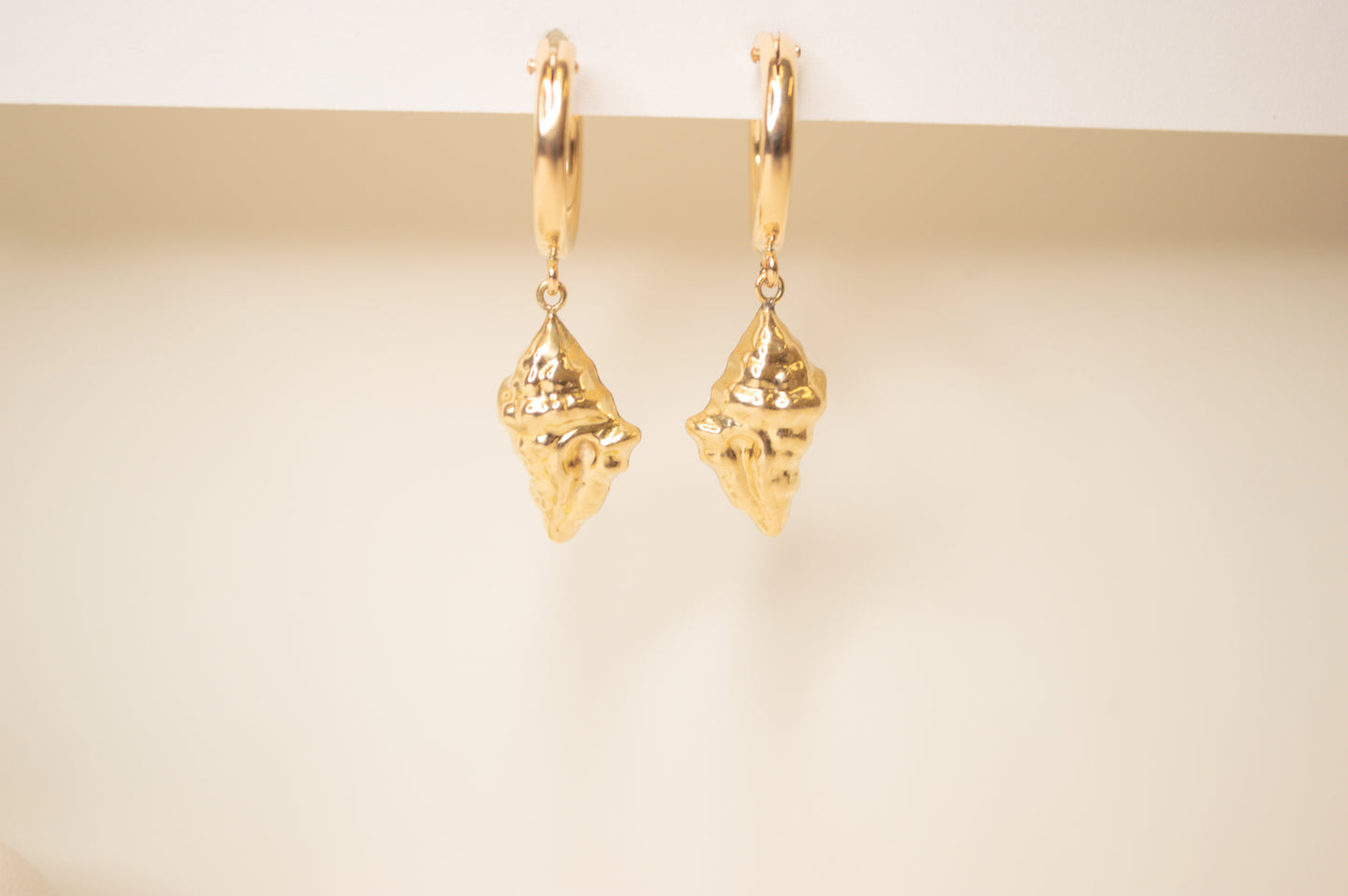 Conch Shell Hoops