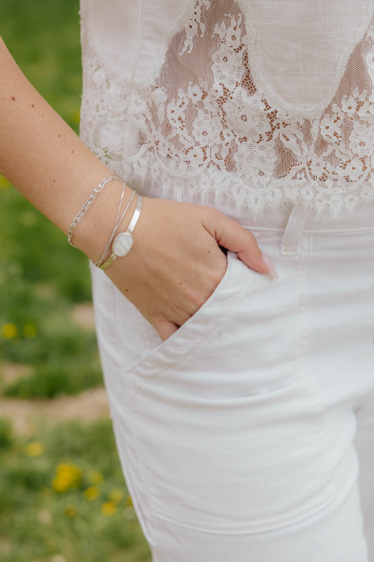 Mother of Pearl Cuff Bracelet