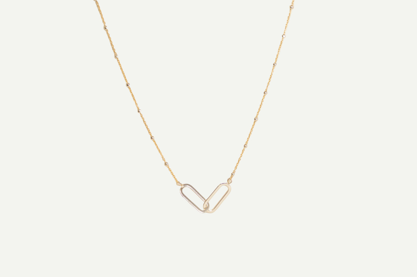 Intertwined Link Necklace