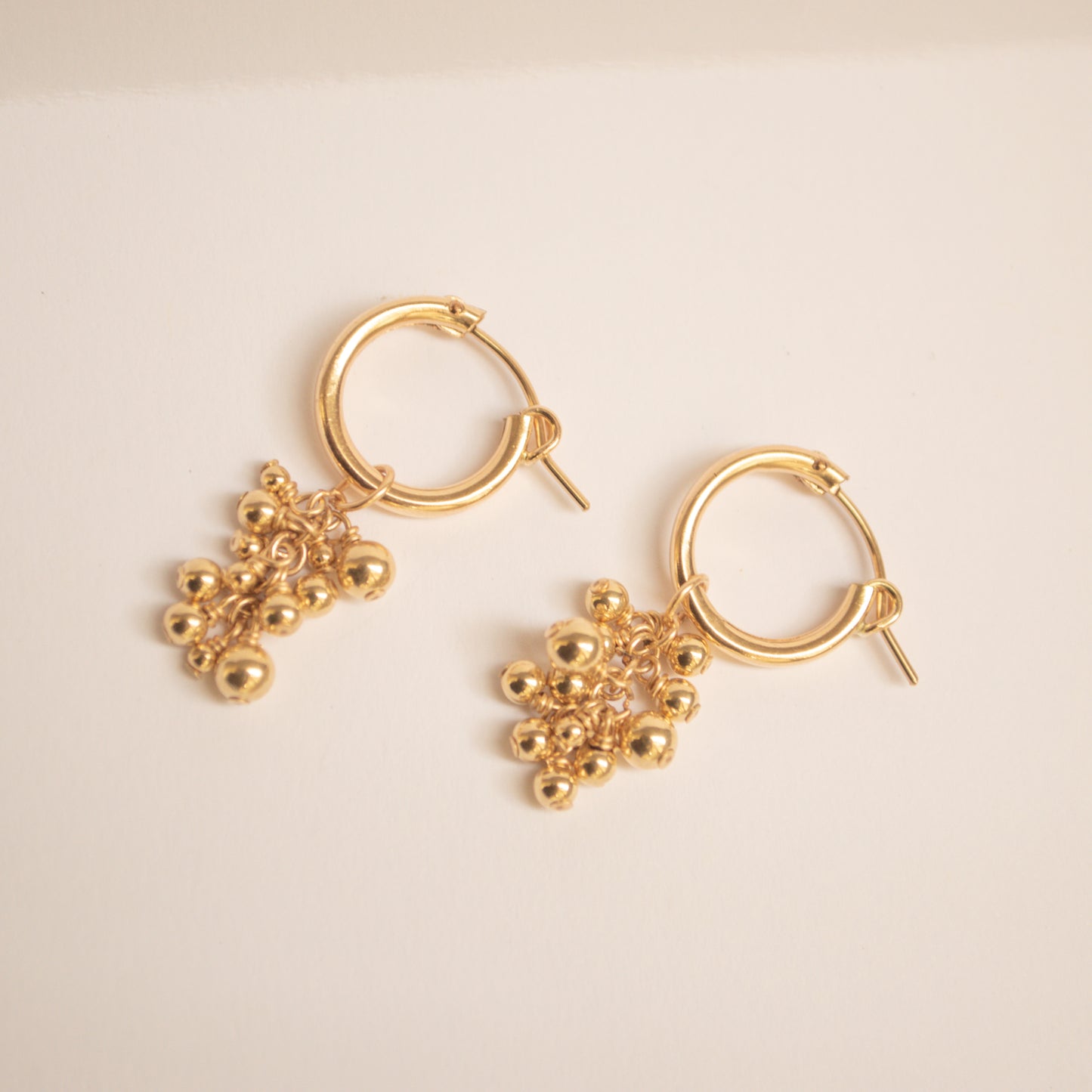 Beaded Bubbles Hoops