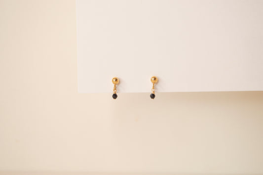 Onyx Drop Studs