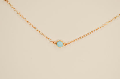 Turquoise Connector Necklace