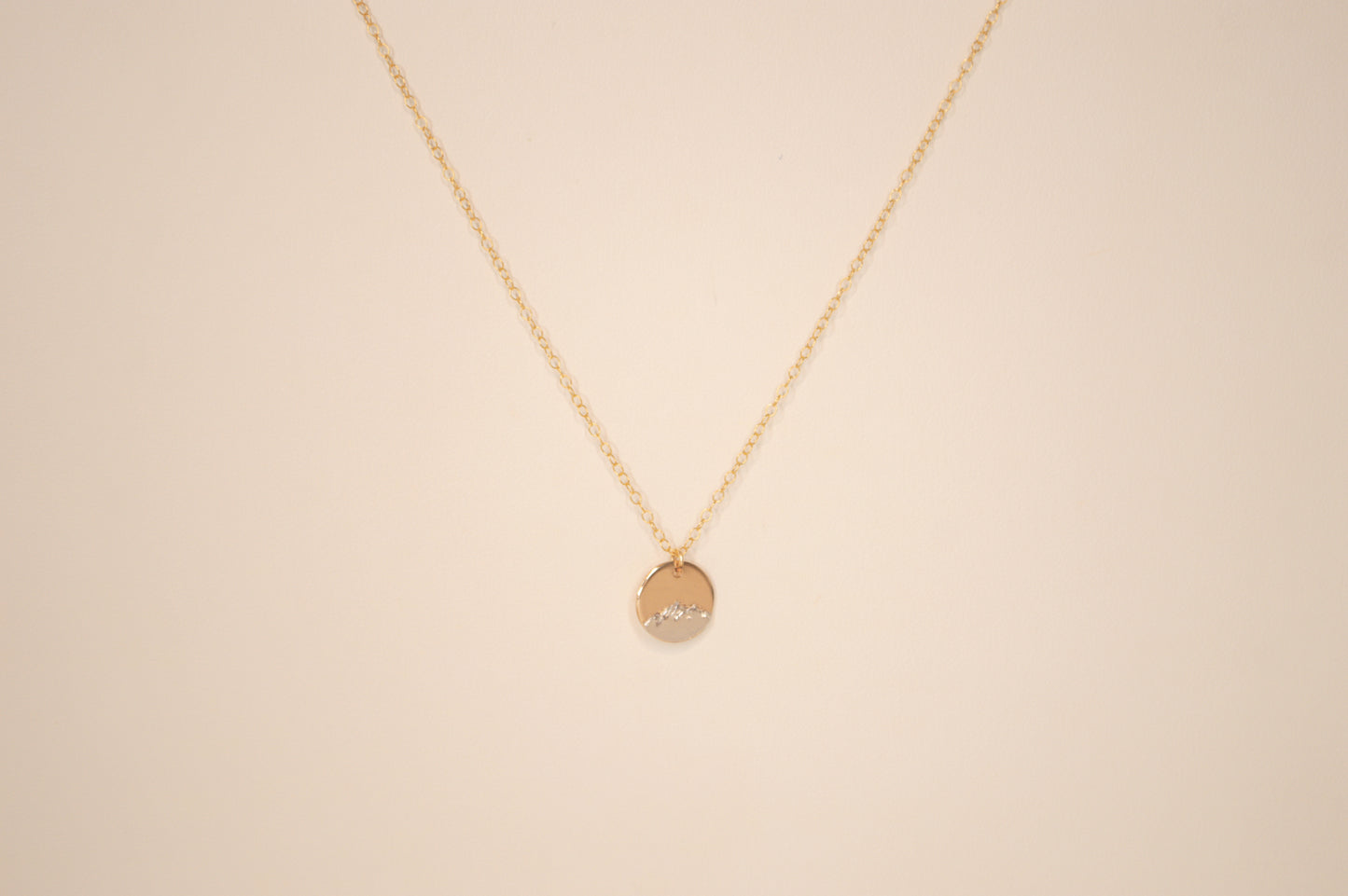 2-tone Mountain Necklace