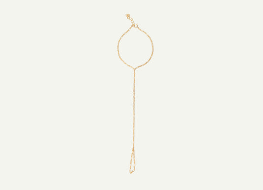 Melody Hand Chain in 14k gold filled and .925 sterling silver by Syd Squared Jewelry