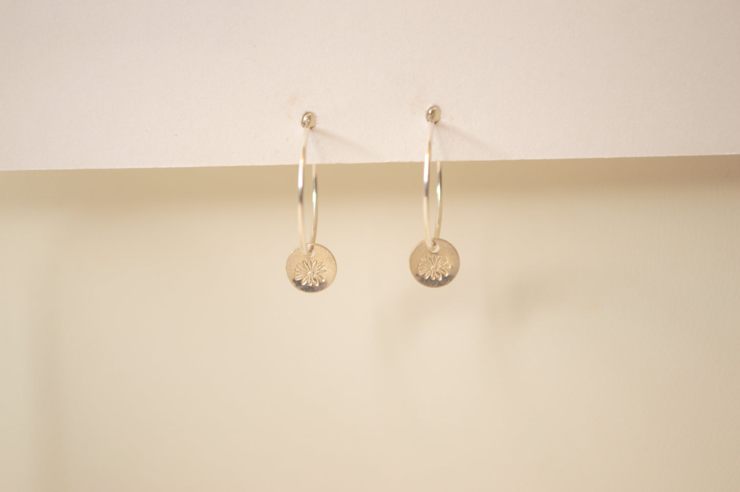 Dainty Daisy Hoops