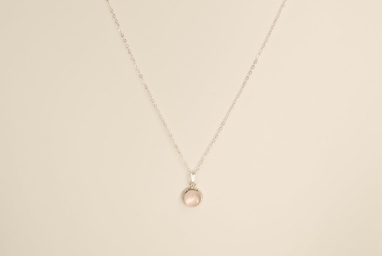 Vintage Rose Quartz Necklace