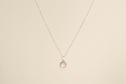 Vintage Rose Quartz Necklace