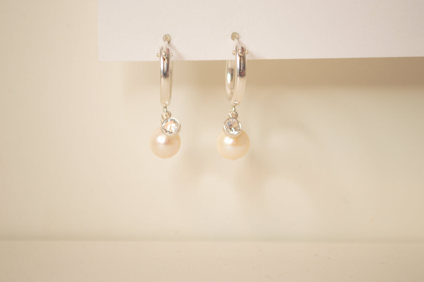 Pearl Radiance Hoops