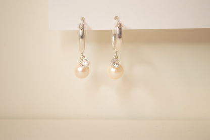 Pearl Radiance Hoops
