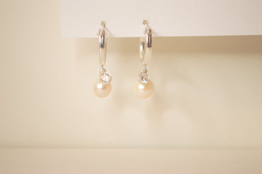 Pearl Radiance Hoops