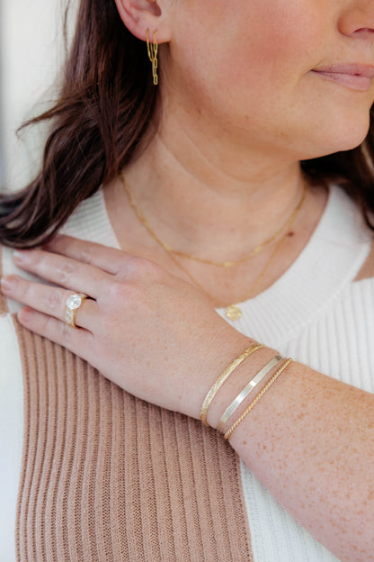 Floral Grace Cuff Bracelet