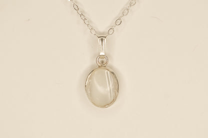 Mother of Pearl Bezel Necklace