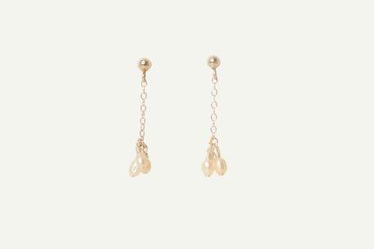 Cluster Pearl Drop Stud