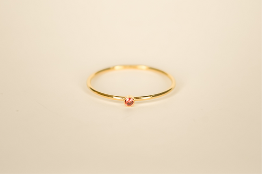 Garnet Glow Ring