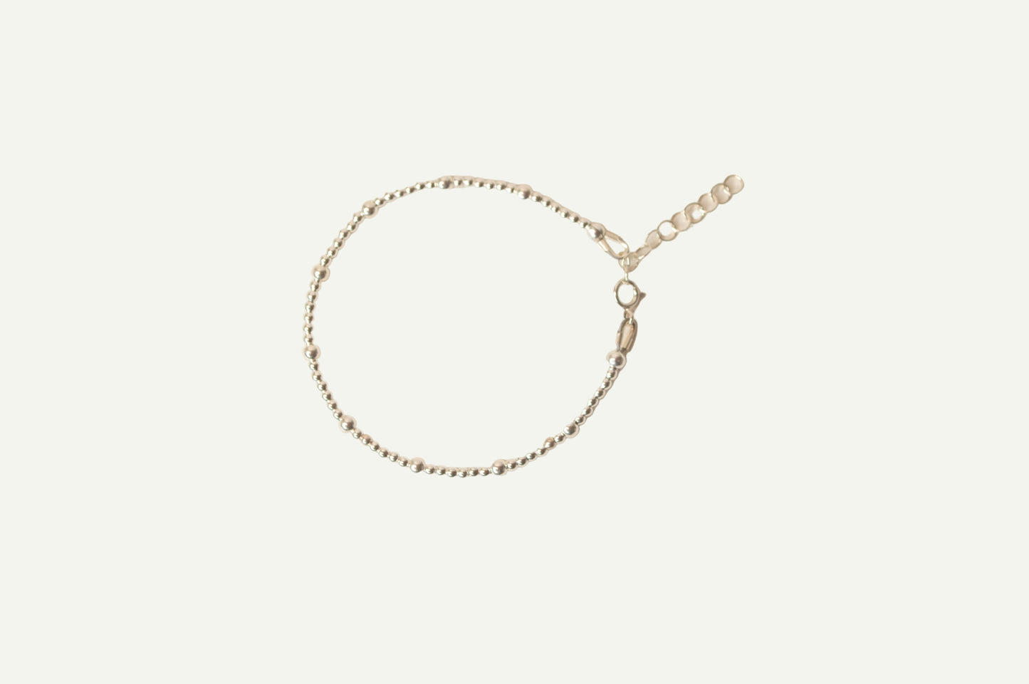 2 size beaded bracelet