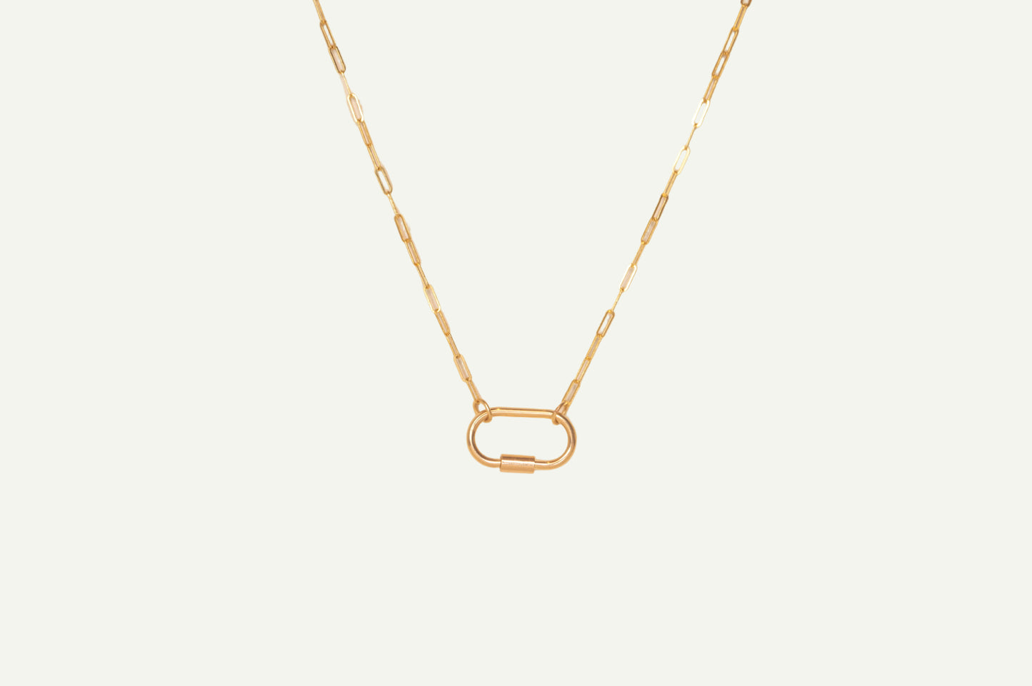 Carabiner Link Necklace