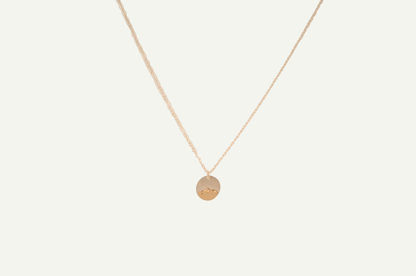 2-tone Mountain Necklace