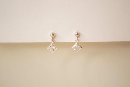 Square Drop Stud