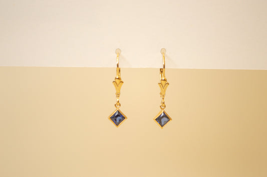 Sapphire Duchess Hoops