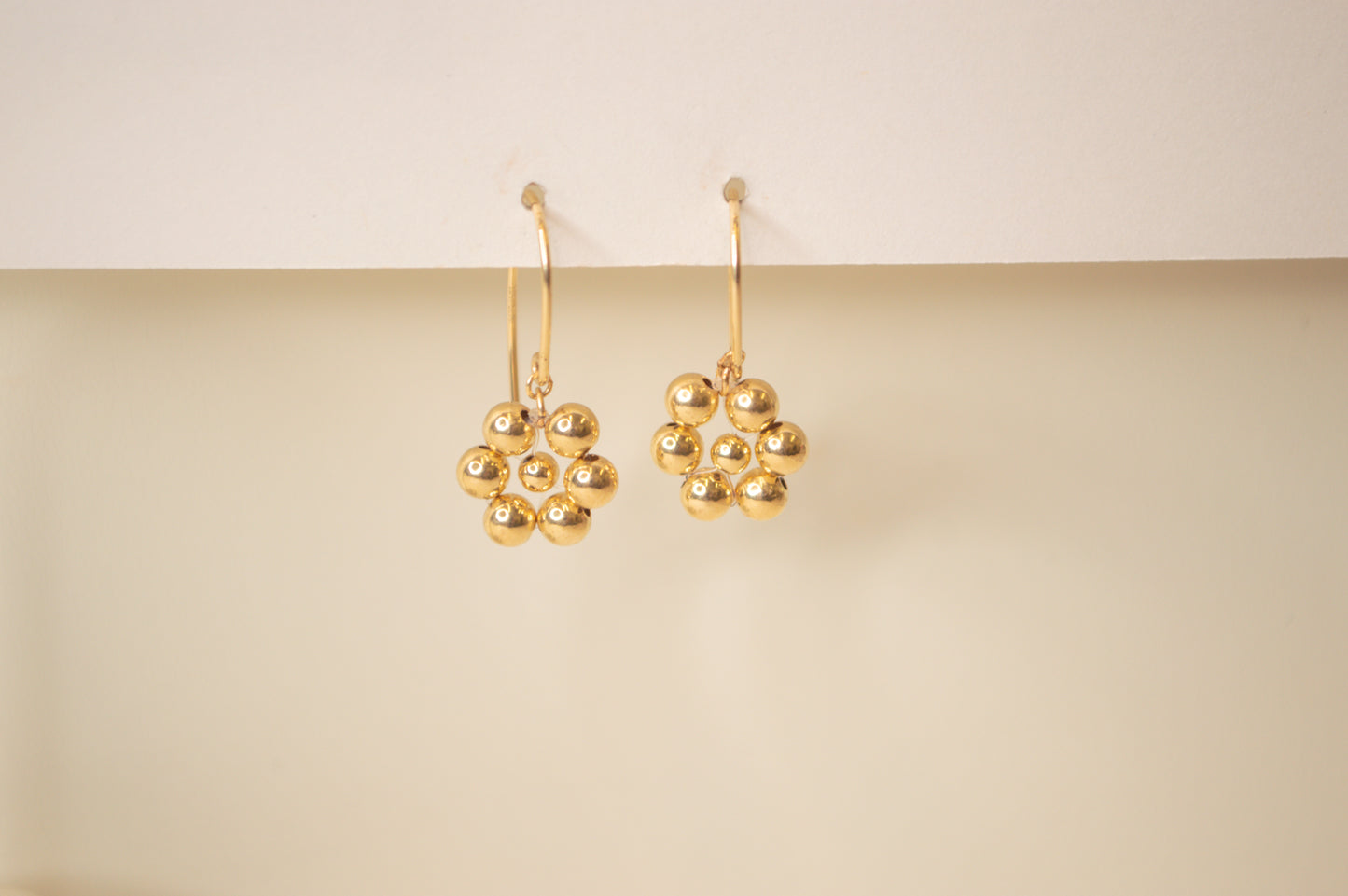 Beaded Flower Earwire