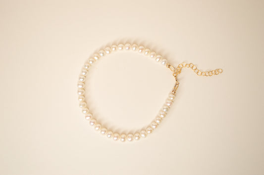Round Pearl Anklet