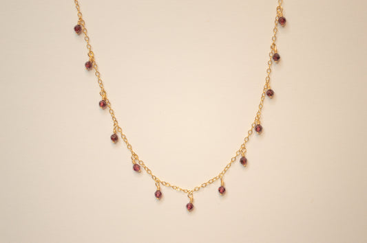 Princess Garnet Necklace