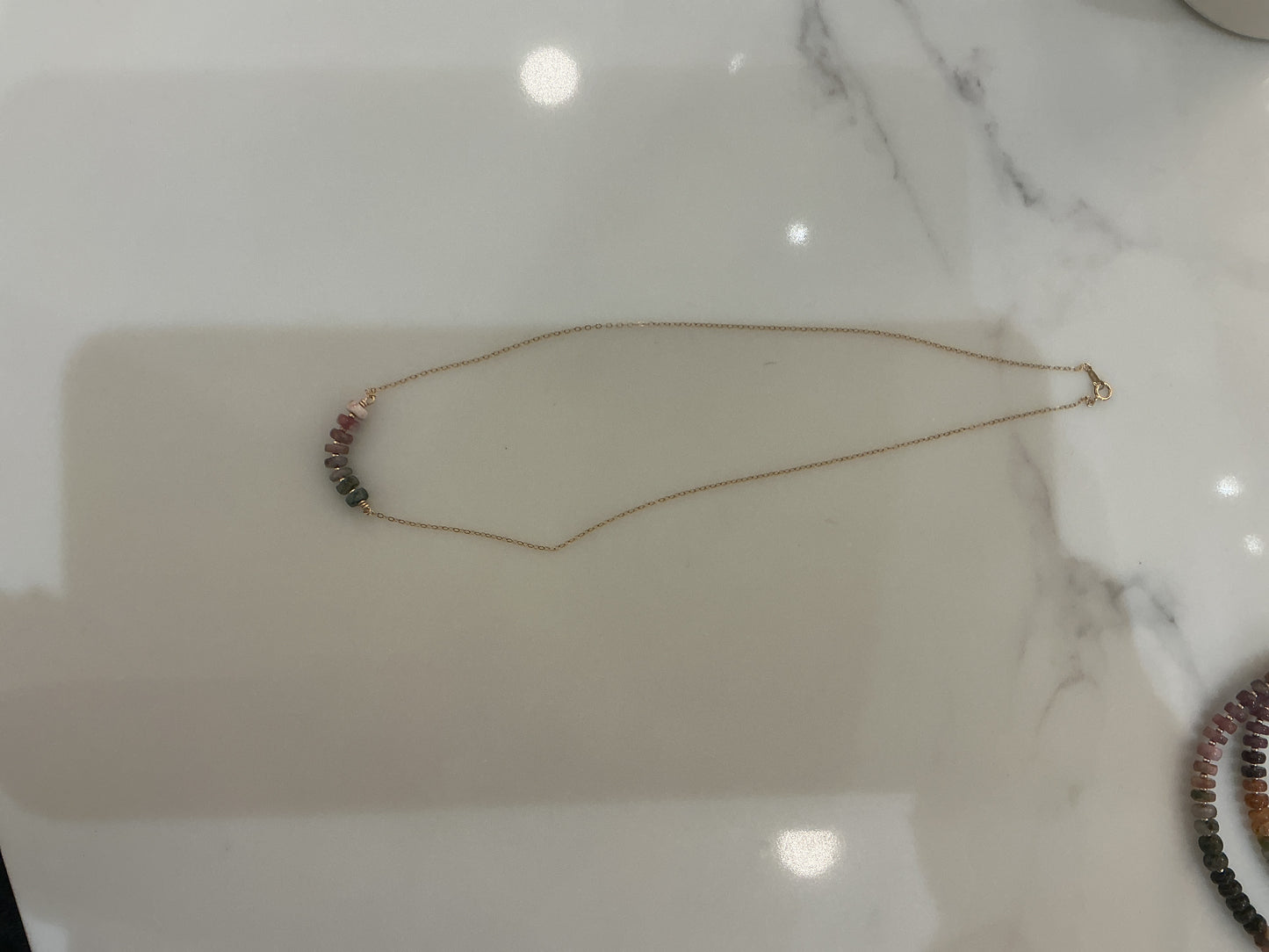 Golden Hour Tourmaline Necklace