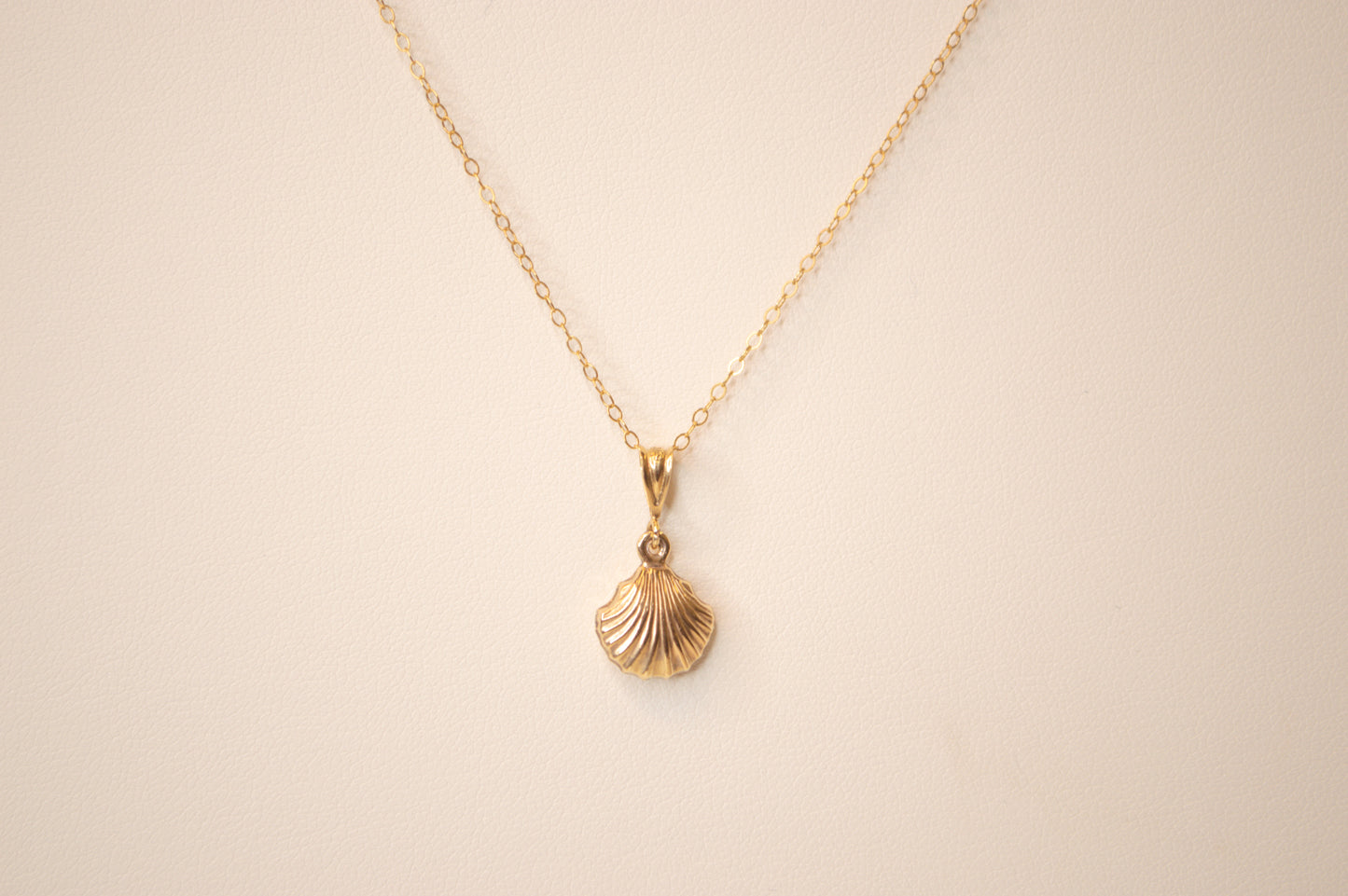 Simple shell necklace